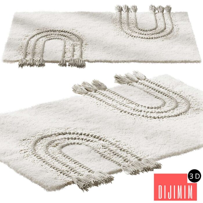 Bath mat English Home HILL - Görsel 1