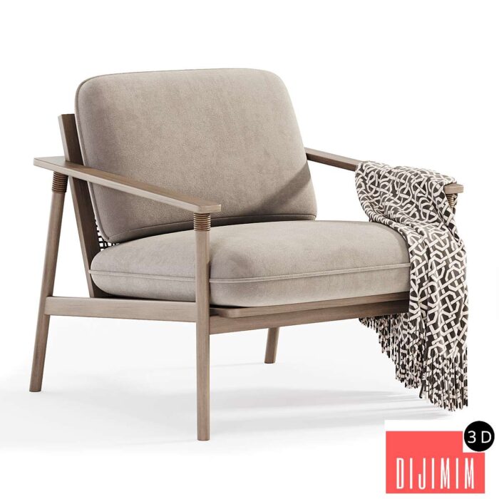 David lounge chair - Görsel 1