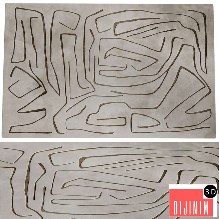 Tableau Pewter Carpet - Görsel 1