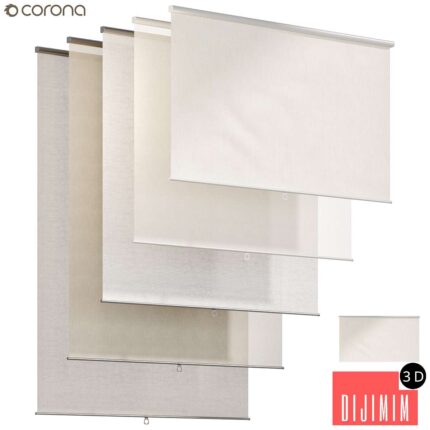 Roller blinds Curtains 02, Roller blinds
