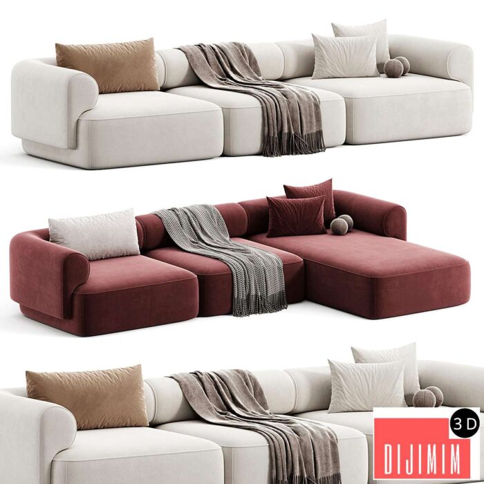 Melody sections sofa - Görsel 1