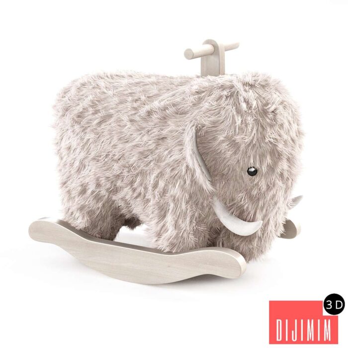 Neo Mammoth Rocking Horse - Görsel 1