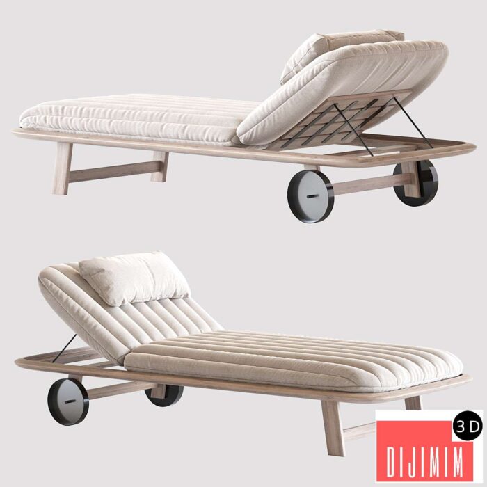 Tellaro Sun Lounger by Exteta - Görsel 1