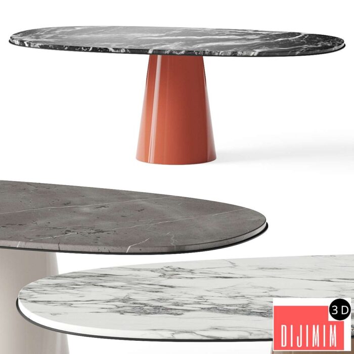 Meridiani Owen Dining Tables - Görsel 1