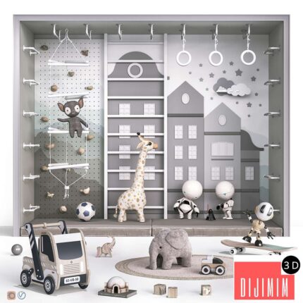 Toys , decor and furniture for nursery 125