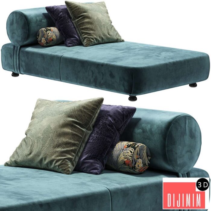 Chaises longues Moroso Mezze - Görsel 1