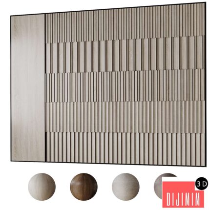 Decorative 3D panel 012
