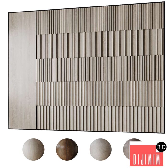Decorative 3D panel 012 - Görsel 1