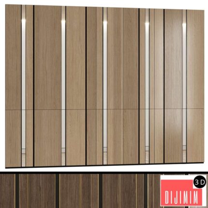 Modular wall panels in a modern minimalist style 5