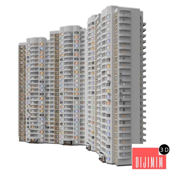 Kope M sail 23-25 floors 4 sections corner - Görsel 1