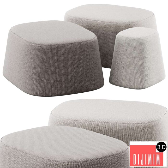 Poufs Float by Tacchini - Görsel 1