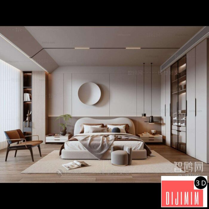 Modern Bedroom ID:473336945 - Görsel 1