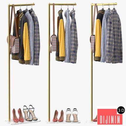 67 Free Standing Metal Coat