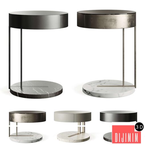 Meridiani Ralf Night Table by Andrea Parisio