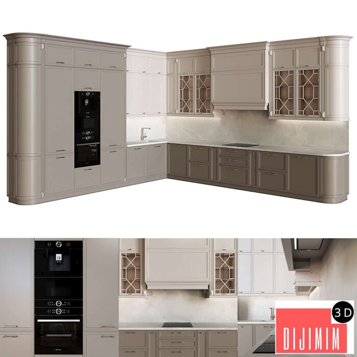Neoclassical kitchen 24 - Görsel 1
