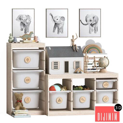 Toys, decor and furniture for nursery 5