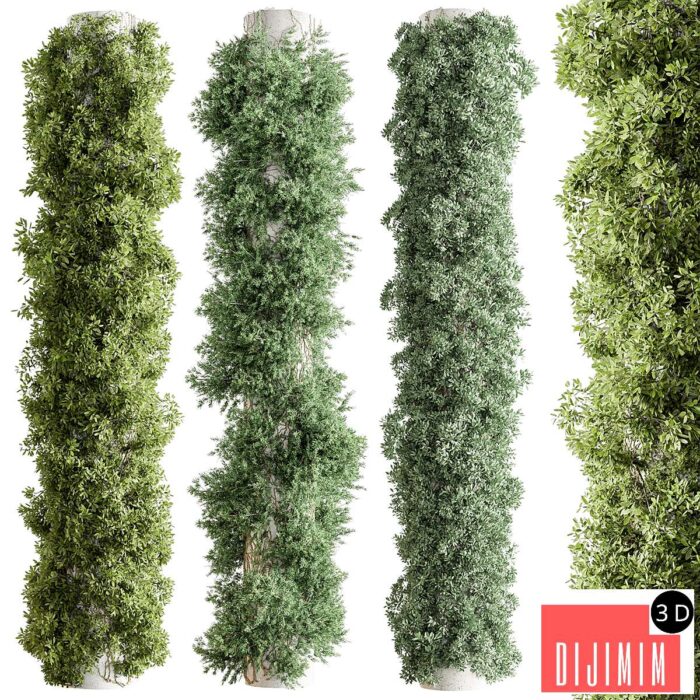 Column Vertical Garden - Wall Decor 93 - Görsel 1