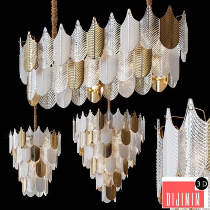 Hanging chandeliers LAIMA by Lampatron