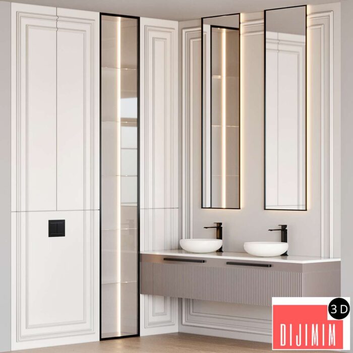bathroom furniture 109 - Görsel 1