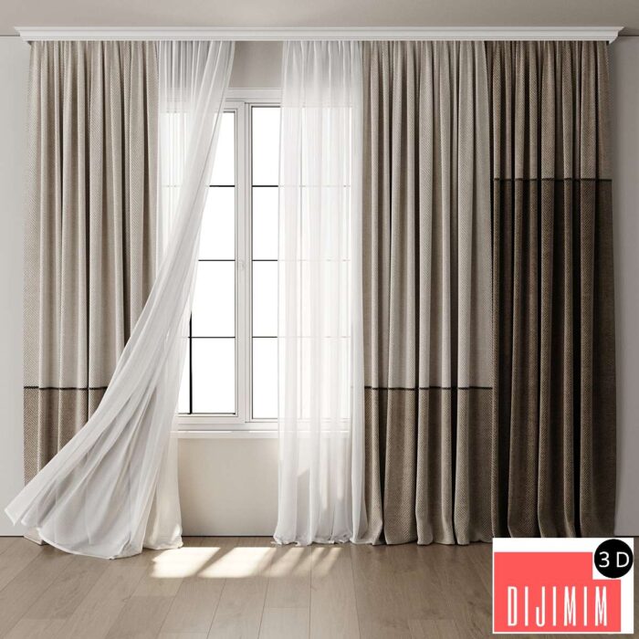 Curtain for Interior 136 - Görsel 1