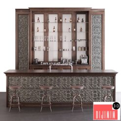 Classic Pub Bar Counter