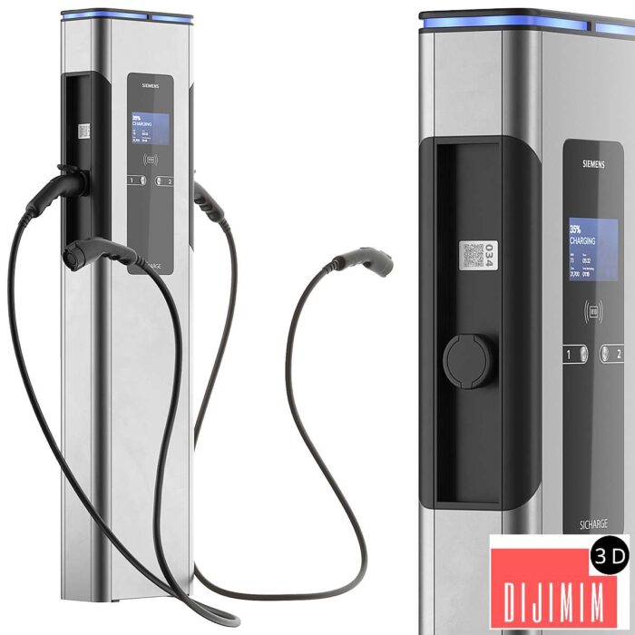 EV Charger SICHARGE CC AC22 by SIEMENS - Görsel 1
