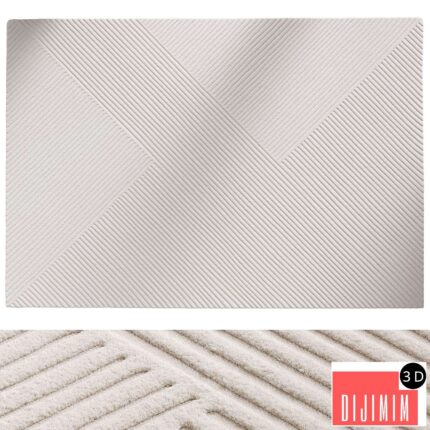 Wool Rug Yanis Ivory 3, Benuta