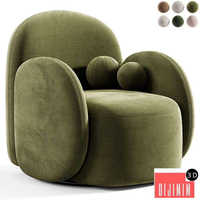 Teop swivel chair swivel Teop - Görsel 1