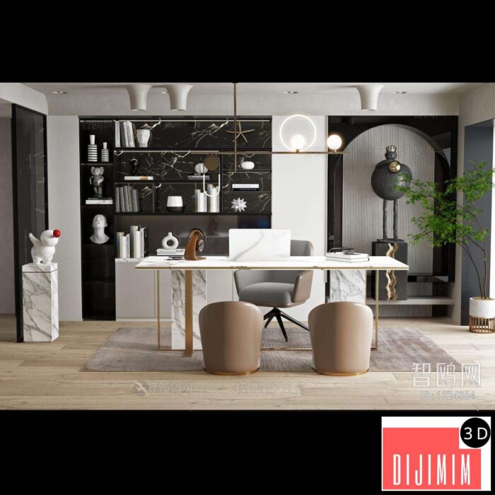 Modern Study Space ID:588090901 - Görsel 1