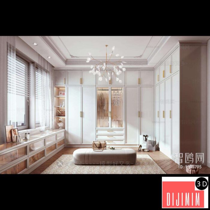 Simple European Style Clothes Storage Area ID:716634991 - Görsel 1