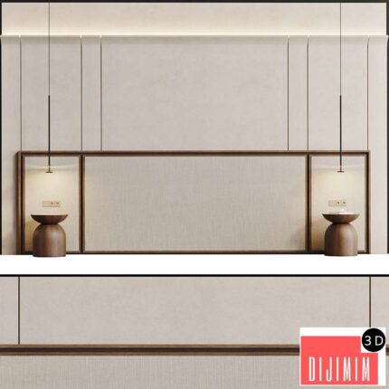 Decorative 3D wall panel 007