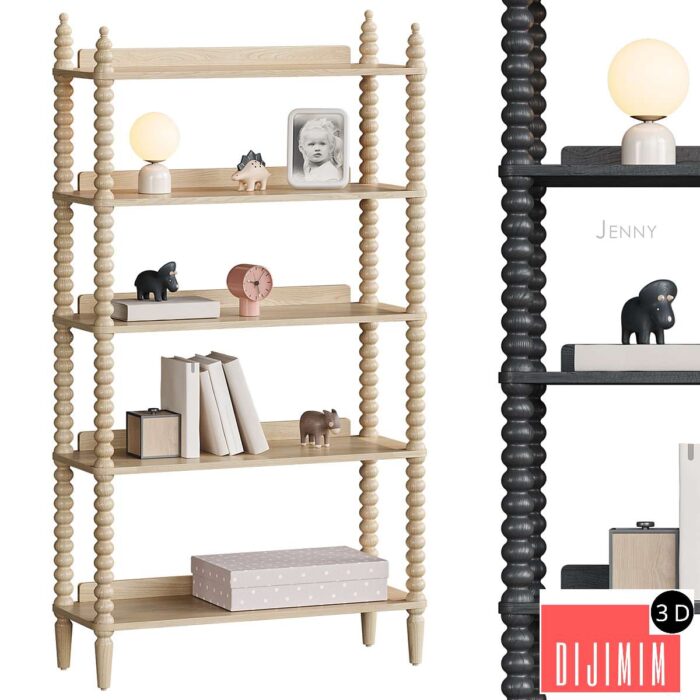 Jenny Lind bookcase CRATE & KIDS - Görsel 1