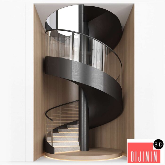 spiral stair 04 - Görsel 1