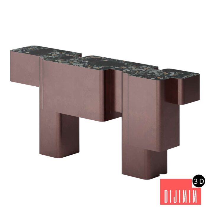 Xenolith Console by Kelly Wearstler - Görsel 1