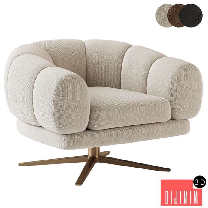 Swivel chair Sunset - Görsel 1