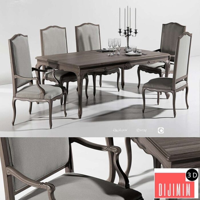 Dining group Angelo Cappellini - Görsel 1