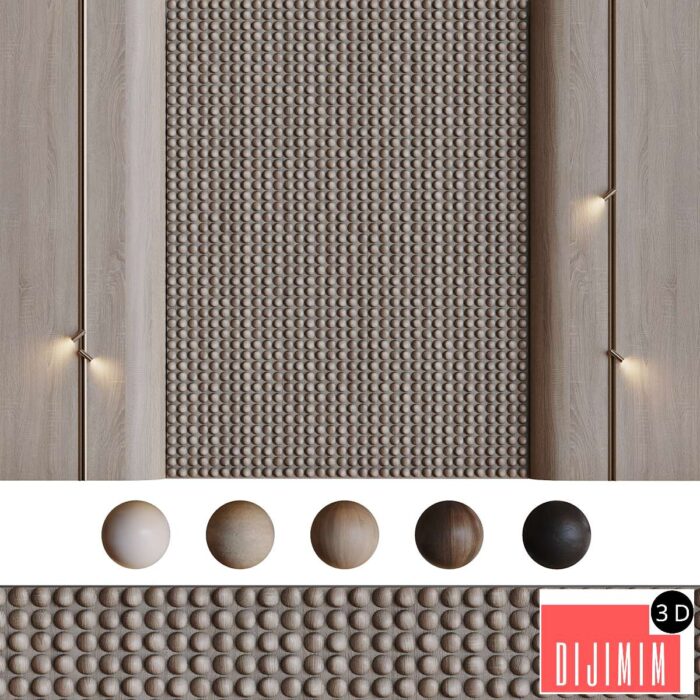 Decorative 3D wall panel 015 Pattern - Görsel 1