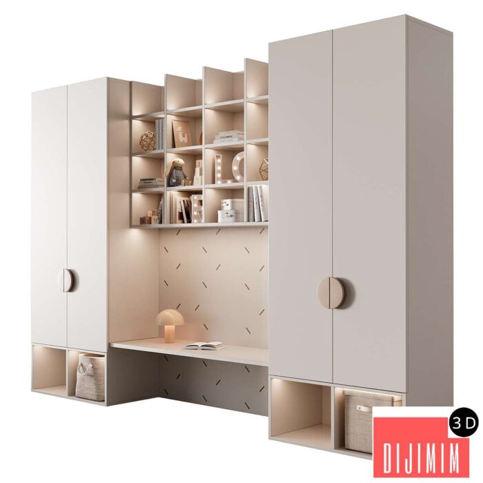 Children's Closet with fillings - Görsel 1