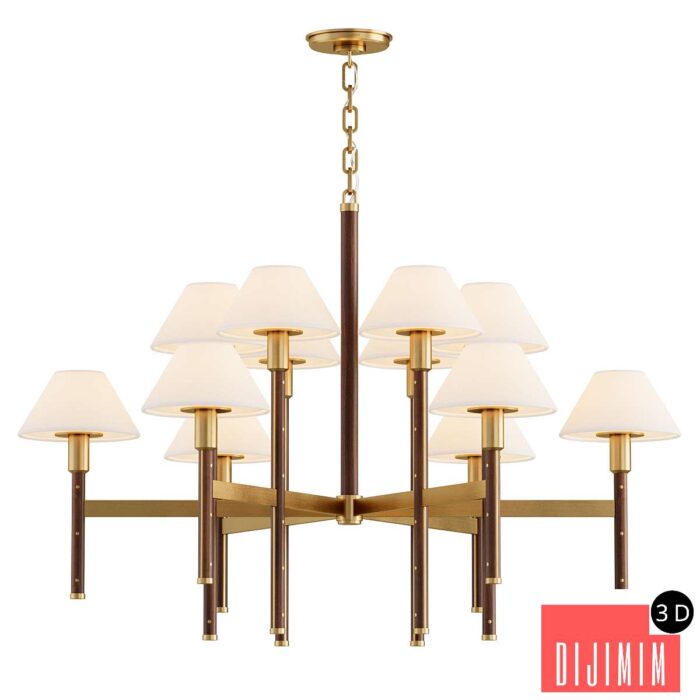 Ralph Lauren - Radford Large 2 Tier Chandelier - Görsel 1