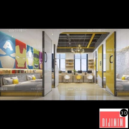 3D SCENES – APARTMENT – VRAY – 3D MODEL – 179
