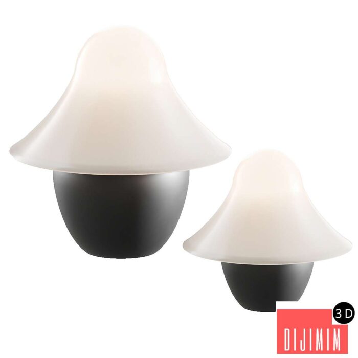 Mushroom lamp ILDAN by Modénature - Görsel 1