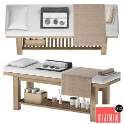 Massage table for SPA