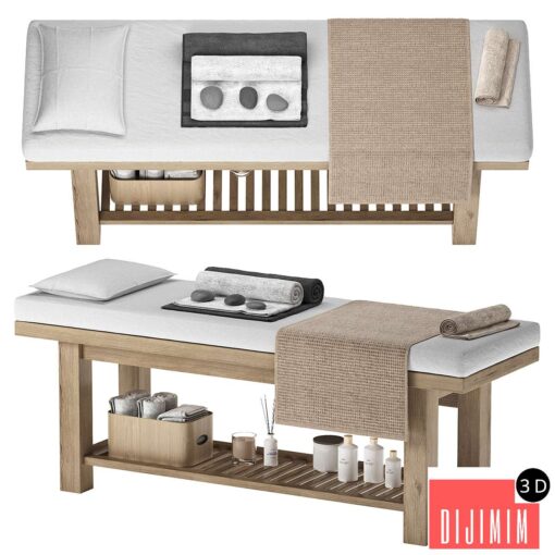 Massage table for SPA