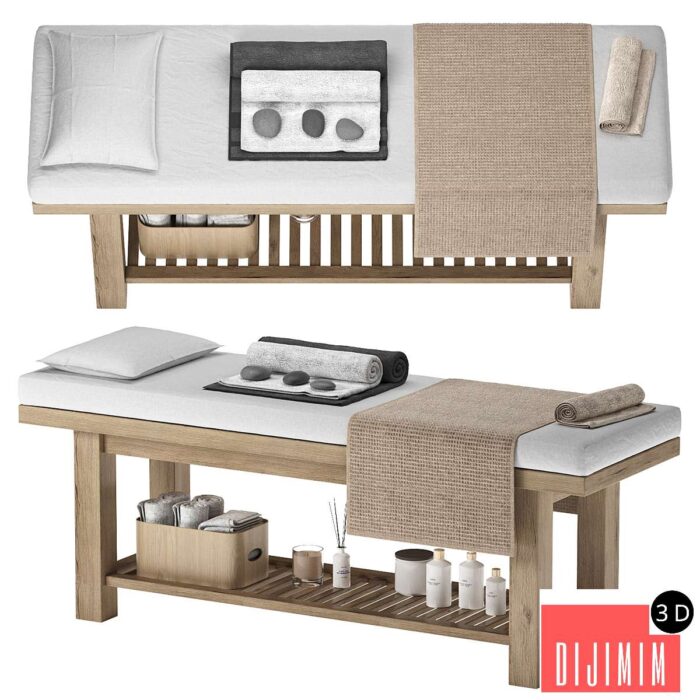 Massage table for SPA - Görsel 1