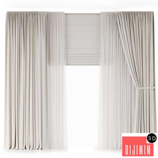 light curtains with tiebacks