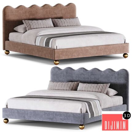 Ripple King Bed