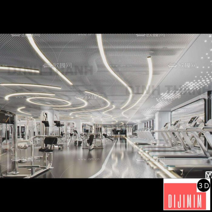 GYM – 3D MODELS – SCENES – 064 - Görsel 1