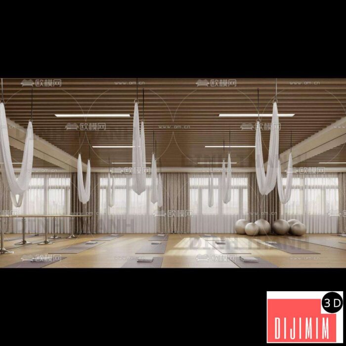 GYM – 3D MODELS – SCENES – 153 - Görsel 1