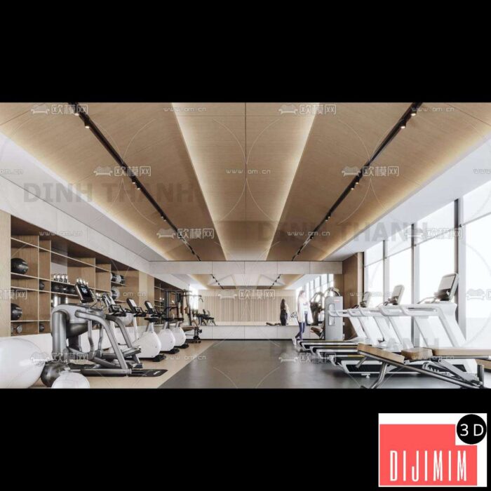 GYM – 3D MODELS – SCENES – 154 - Görsel 1