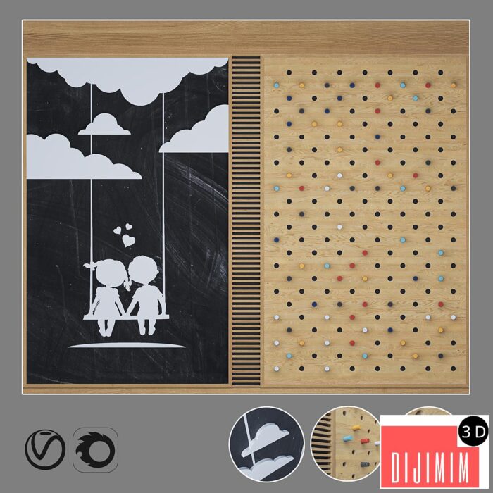 Children's decorative panel - Görsel 1